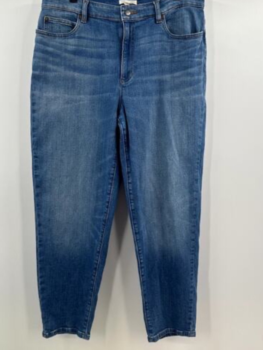Eileen Fisher Blue Washed Ankle Jeans